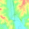 Adamsville地形图、海拔、地势