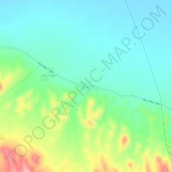 نوری地形图、海拔、地势