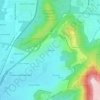 Eastridge地形图、海拔、地势