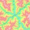 丹巴县地形图、海拔、地势