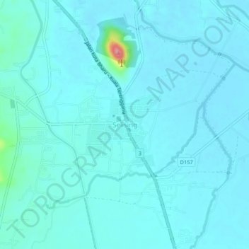 Selising地形图、海拔、地势