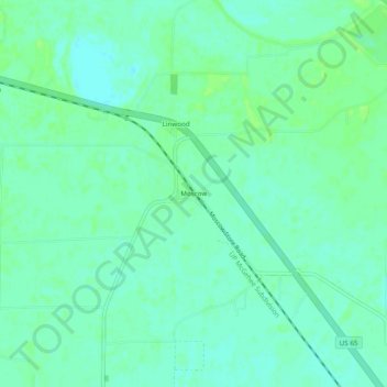 Moscow地形图、海拔、地势