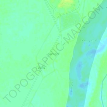 Balhrejee地形图、海拔、地势