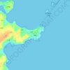 横礁地形图、海拔、地势