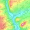 Earlston地形图、海拔、地势