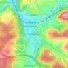 Wilferdingen地形图、海拔、地势