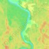 Печеничино地形图、海拔、地势