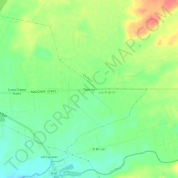 Pejerrey地形图、海拔、地势