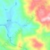 前凤林地形图、海拔、地势