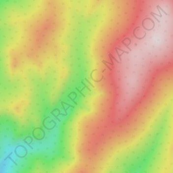 金林区地形图、海拔、地势