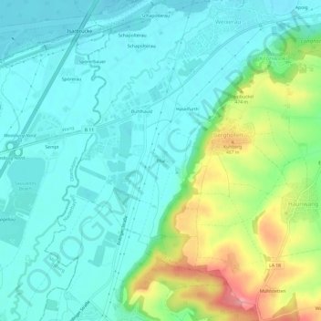 Thal地形图、海拔、地势