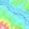 稻家山地形图、海拔、地势