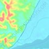Matson地形图、海拔、地势