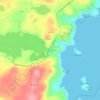 Tors Cove地形图、海拔、地势