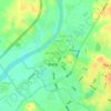 向阳村地形图、海拔、地势