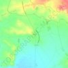 Callén地形图、海拔、地势