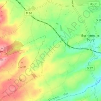Noron地形图、海拔、地势