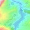 下渣日地形图、海拔、地势