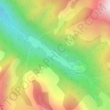 Pont de la Serre地形图、海拔、地势