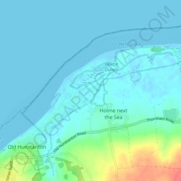Flaxley地形图、海拔、地势
