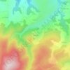Viallevielle地形图、海拔、地势