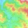 La Vallée de Cours地形图、海拔、地势