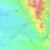 Boise地形图、海拔、地势
