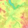 Marroule地形图、海拔、地势