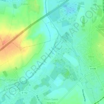 Quai du Port地形图、海拔、地势