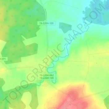 Балобаново地形图、海拔、地势