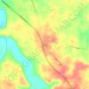 Alvaton地形图、海拔、地势