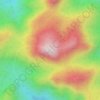 Gunung Ayam地形图、海拔、地势