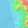 Cagtinae地形图、海拔、地势