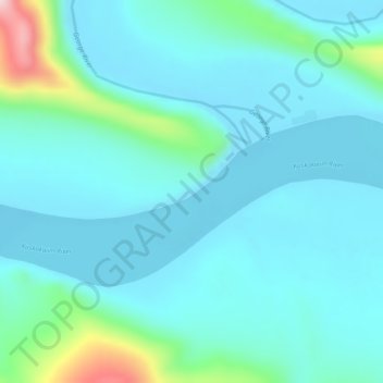 Georgetown地形图、海拔、地势