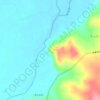 海浪峡谷风景区地形图、海拔、地势
