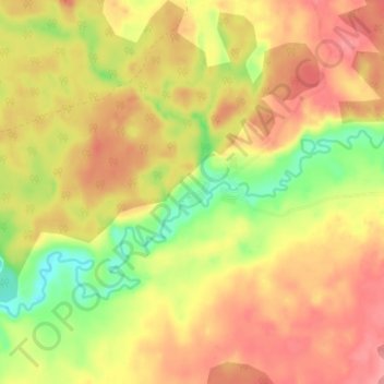 Бельково地形图、海拔、地势