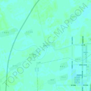 裕林村地形图、海拔、地势