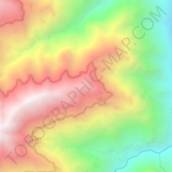 东川区地形图、海拔、地势