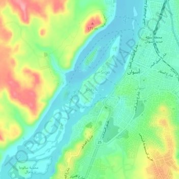 Koti地形图、海拔、地势