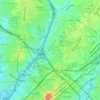 Greenville地形图、海拔、地势