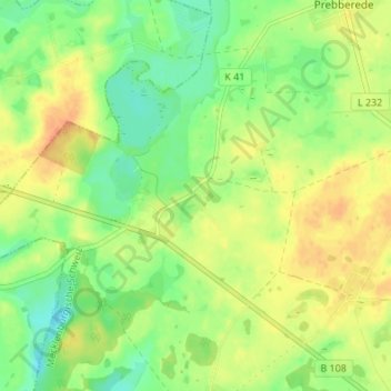 Neu Heinde地形图、海拔、地势