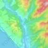 Swanton地形图、海拔、地势