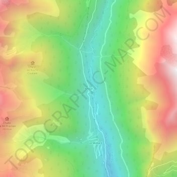 Articol地形图、海拔、地势