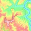 灵山镇地形图、海拔、地势