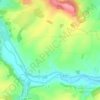 Fontaine Salée地形图、海拔、地势