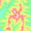 尾峰地形图、海拔、地势
