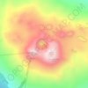 Hualālai地形图、海拔、地势