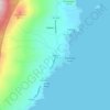 Kakiʻo地形图、海拔、地势