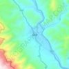 戛洒镇地形图、海拔、地势