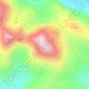 Clisham地形图、海拔、地势